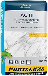 ARGAMASSA FLEXIVEL 20KG ACIII BRANCA PREMIUM EXTRA (FORTALEZ