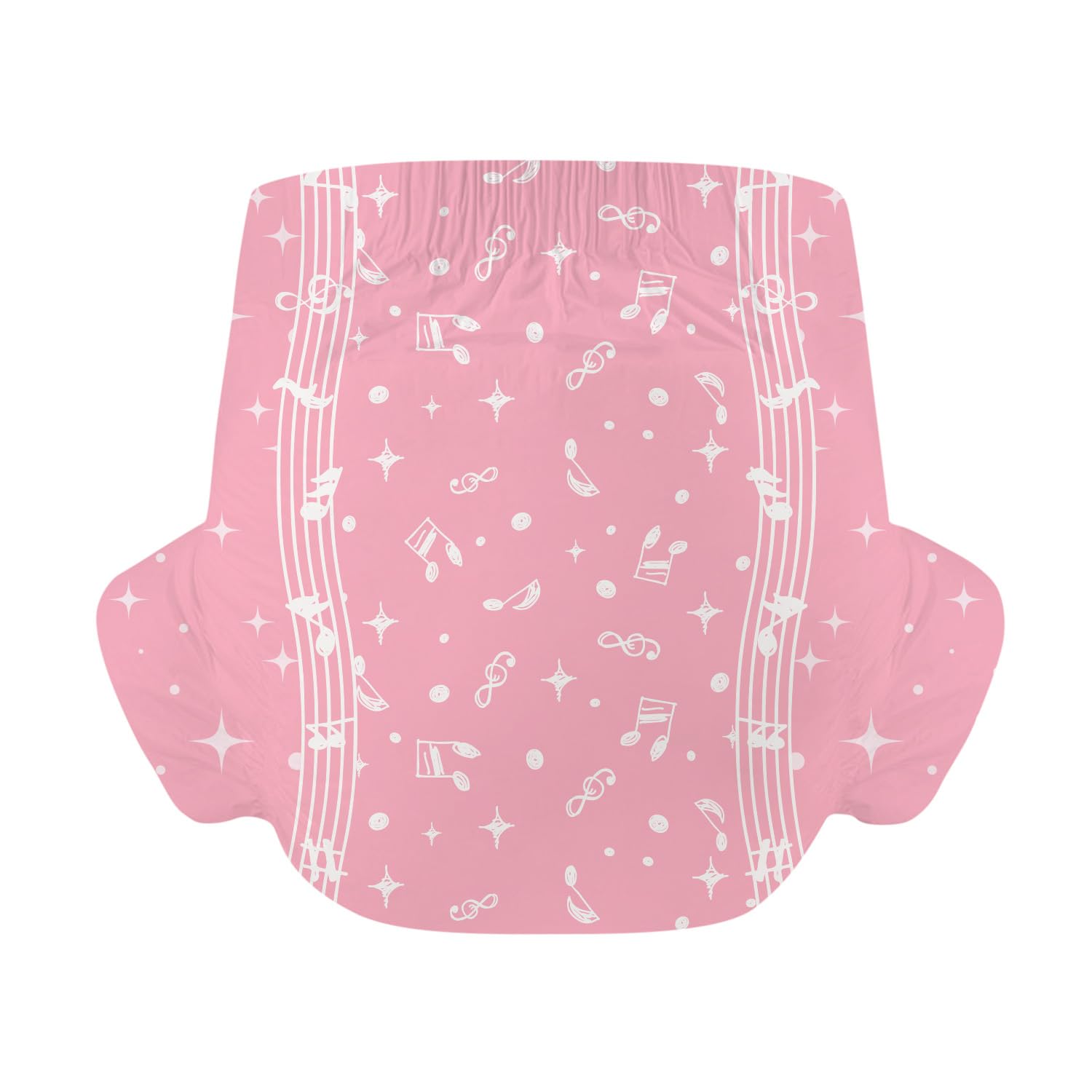CutiePlusU 40 pañales para adultos fuerte succión nocturna – Pequeño músico (M 28"-38")