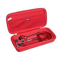 Vista 7 de Adada Estuche rígido de viaje para estetoscopio de monitoreo 3M Littmann Classic III (negro)