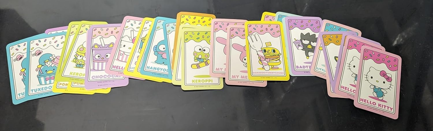 Hello Kitty Matching Learning Cards, Match Game, 36 Cards
