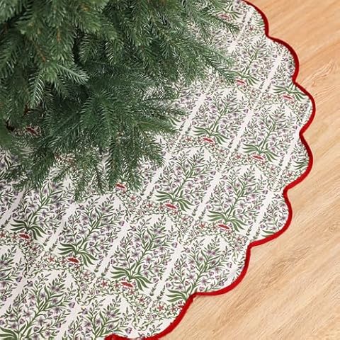 MiniInflat Green Christmas Tree Skirt Cover