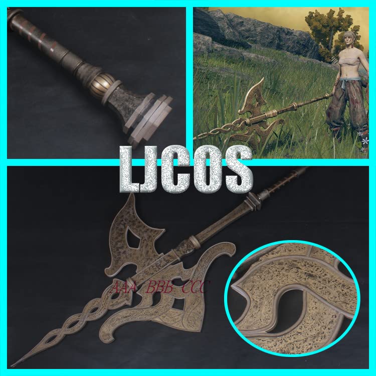 Amazon.co.jp: OK エルデンリング ツリーガード 黄金の戟 コスプレ道具