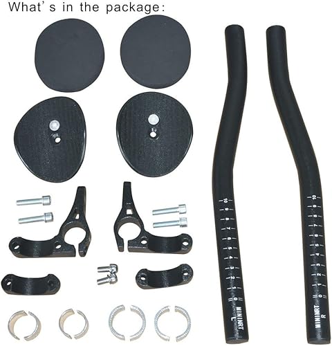 Miniatura 3 de UPANBIKE Bicicletas resto Agarraderas tiempo contrarreloj bicicleta manillar Ciclismo TT Bar Triatlón Aero Bar para bicicleta de carretera o