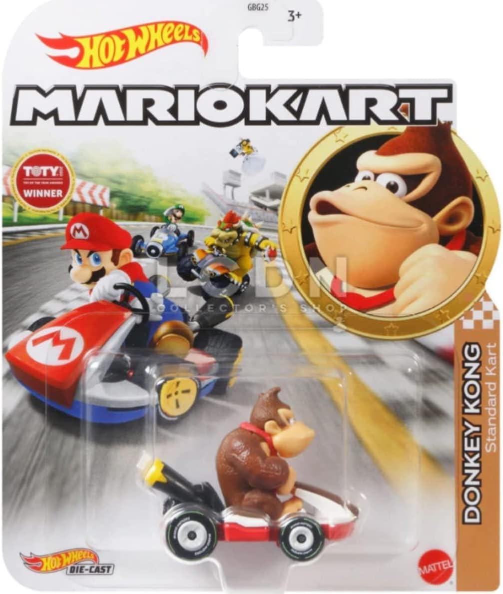DieCast Hot Wheels Mario Kart Cat Peach - Standard Kart, 2021 Toty Winner