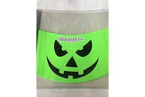 Horse Size Neon Green Jack O' Lantern Peel and Stick Hoof Paint...