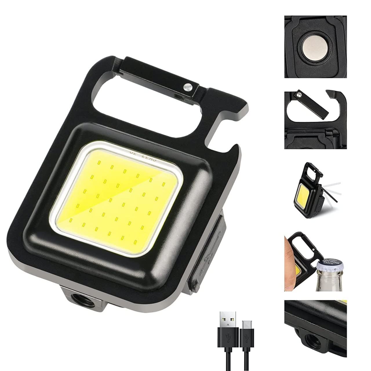 See full amazon price history chart for Multifunction Keychain Led Light with Bottle Opener, Magnetic Base and Folding Bracket Mini Cob 500 lumens Rechargeable Emergency Light Keychain (Square, Metal) Multifunction Keychain Led Light with Bottle Opener, Magnetic Base and Folding Bracket Mini Cob 500 lumens Rechargeable Emergency Light Keychain (Square, Metal) (B0BS6XGJRB) Amazon Price History, Amazon Price Tracker
