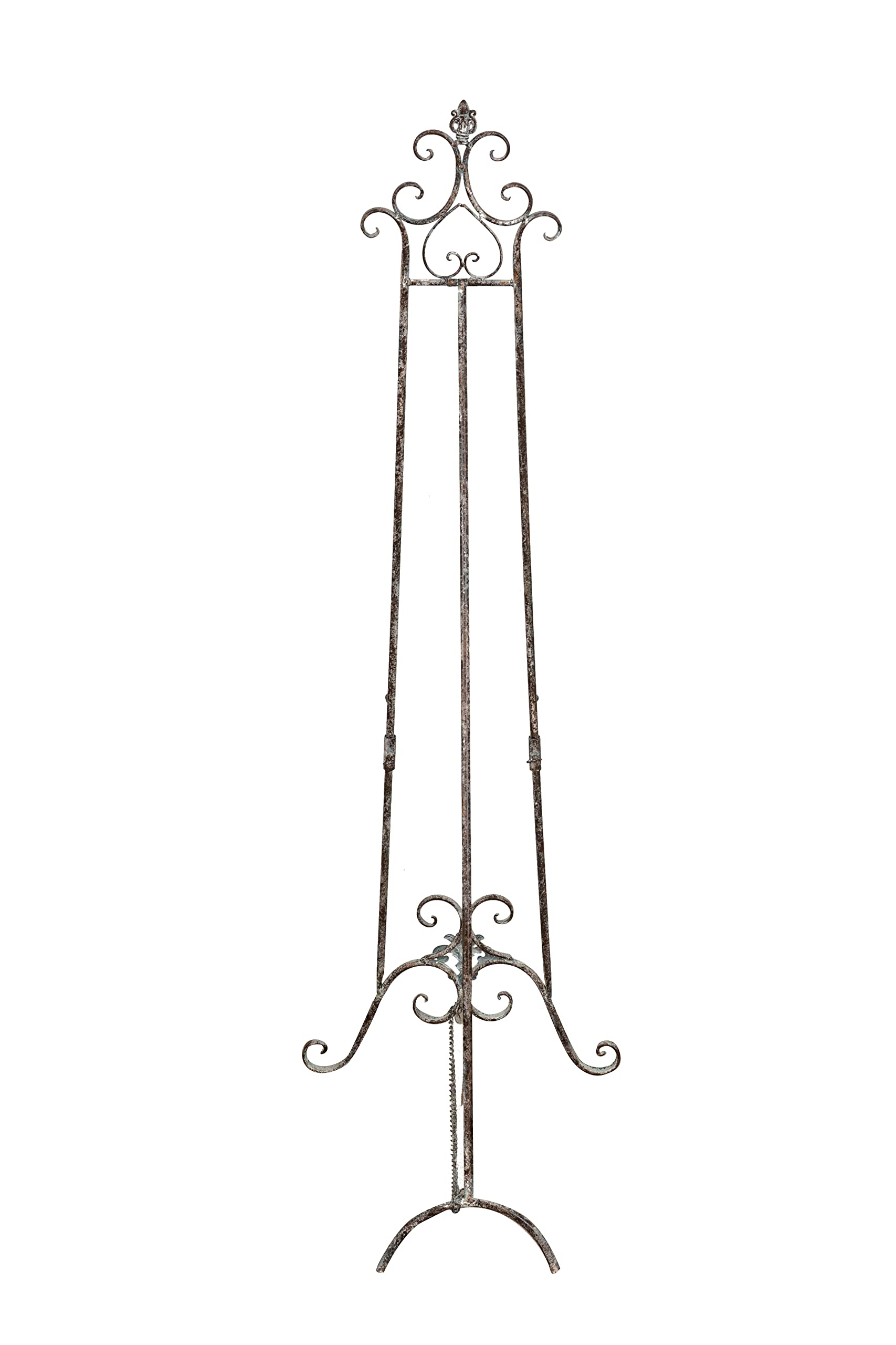 Biscottini Cavalletto Pittura Porta Quadri Da pavimento - Espositore Pubblicitario in Ferro 152x54x97 - Portamenu Ristorante - Supporto Lavagne Terra - Cavalletto pittore - Leggio Porta Menu