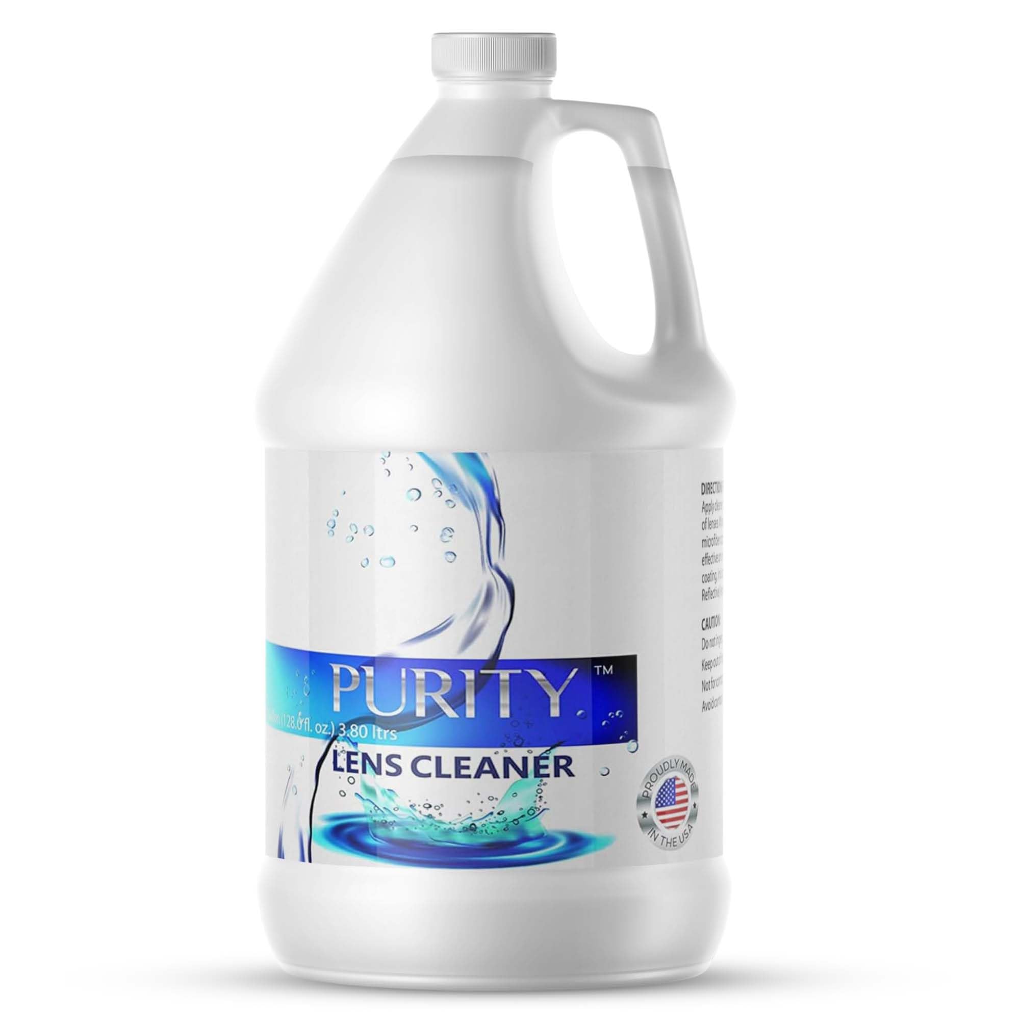 Sponsored Ad - Purity Eye Glasses Lens Cleaner - Refill Eyeglass Lens Cleaning Bottle - Safe for All Lenses (AR Coated Included), Eyeglasses and Screens - Made in USA - Clear, 1gal