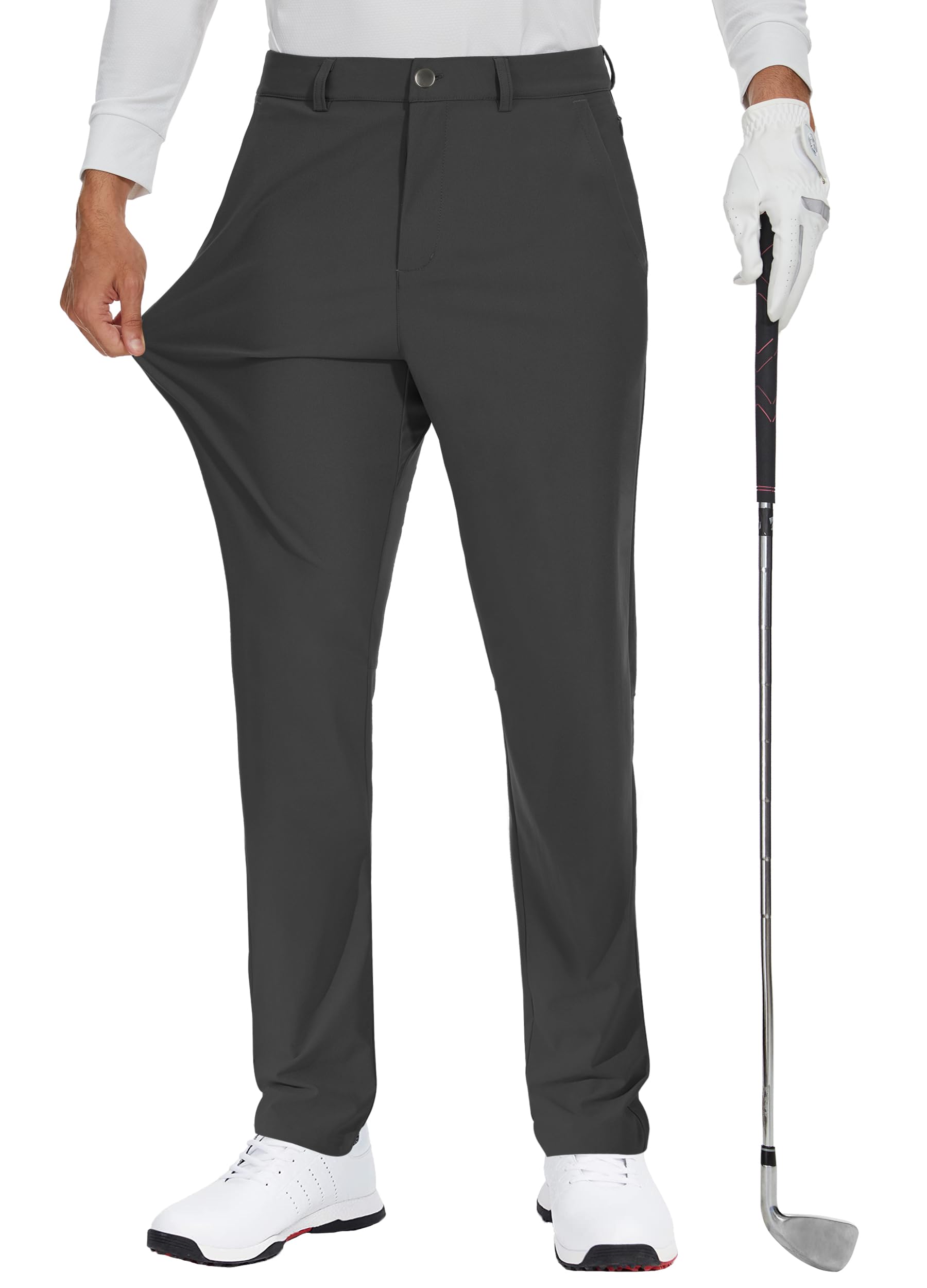 JWM Men's 30/32/34 Stretch Golf Dress Business Comfy Pants