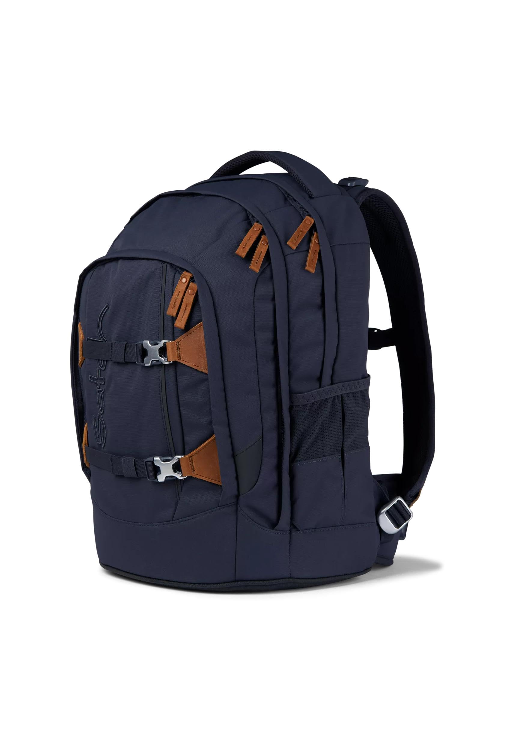 satch pack Schulrucksack Schulrucksack ab 5. Klasse ergonomisch 30L Stauraum standfest Organisationstalent Nordic Blue - Blau
