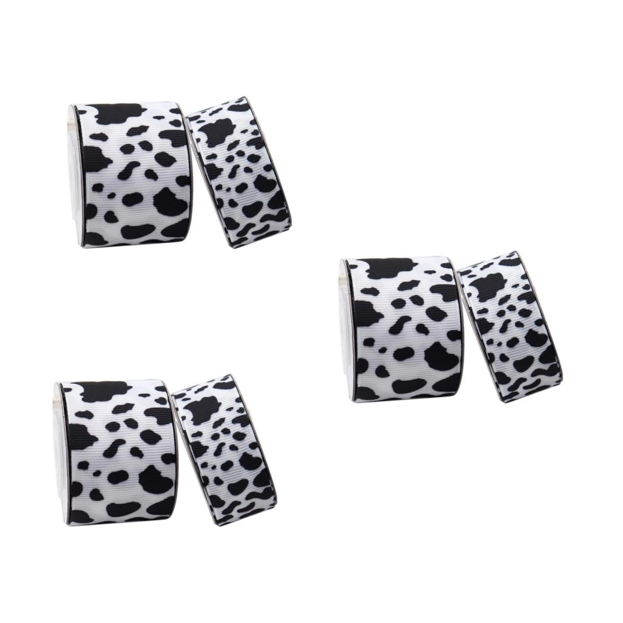 Ruban imprimé vache DOITOOL de 6 rouleaux pour loisirs créatifs