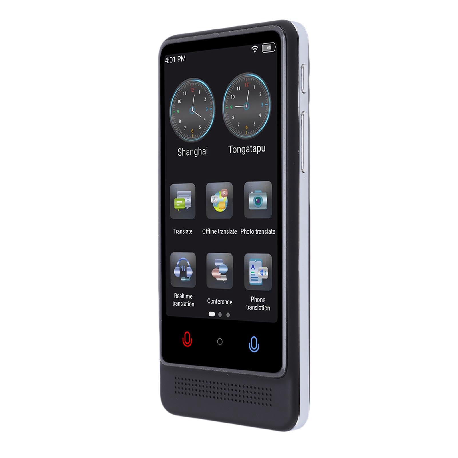 Pongnas Traduttore Vocale Portatile, Schermo Touch 3.0 Pollici