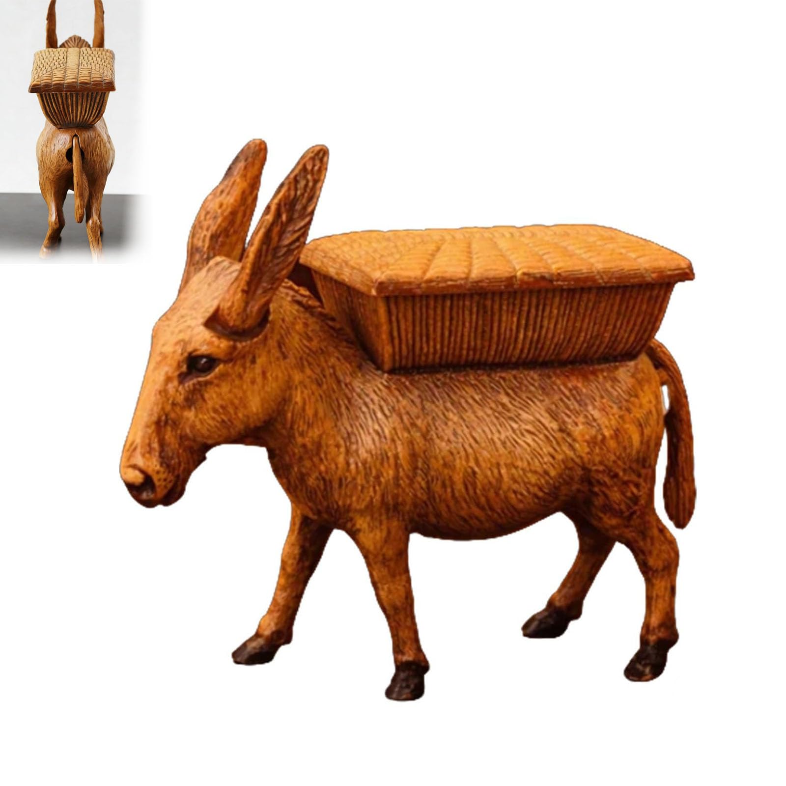 Distributore di Sigarette Vintage a forma di Asino, Divertente Portasigarette Animale a Pressione, Originale Distributore di Sigari a Spinta, Stravagante Astuccio per Sigarette a forma di Asino (1pc)