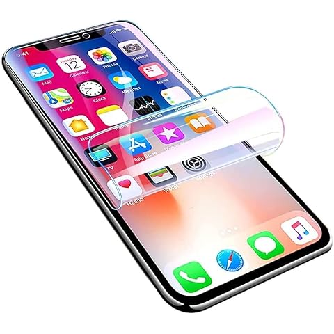 LXEEOLX [2 Pack] Ultra High Definition Hydrogel Screen Protector for iPhone 14 / iPhone 13, Upgraded High Sensitivity Non-breakable Flexible TPU Screen Protector [Bubble Free] (Non-Tempered Glass) Cover