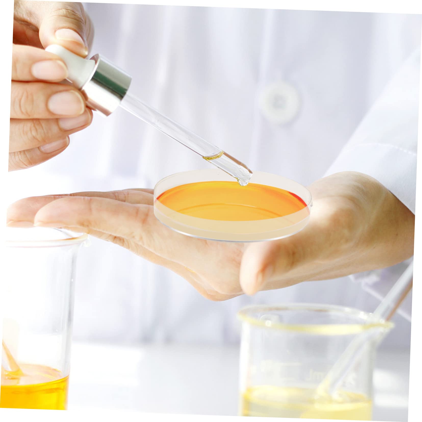 SOIMISS Lot de 10 Boîtes de Petri à Agar Pré-coulées, Plaque de Culture Cellulaire en Agar, Facile à Transporter, Design Professionnel pour Projets Scientifiques