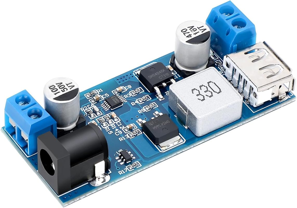 RIDEN Buck Converter 12v to 5v 5A USB Voltage Regulator DC 9V-36V Step Down to DC 5V-5.3V 5.2V 3.5-6A Volt Transformer Power Supply Module-image-31