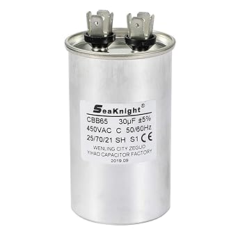 30 MFD uF Motor Run Capacitor Well Pump Run Capacitor CBB65 Single Round Capacitor