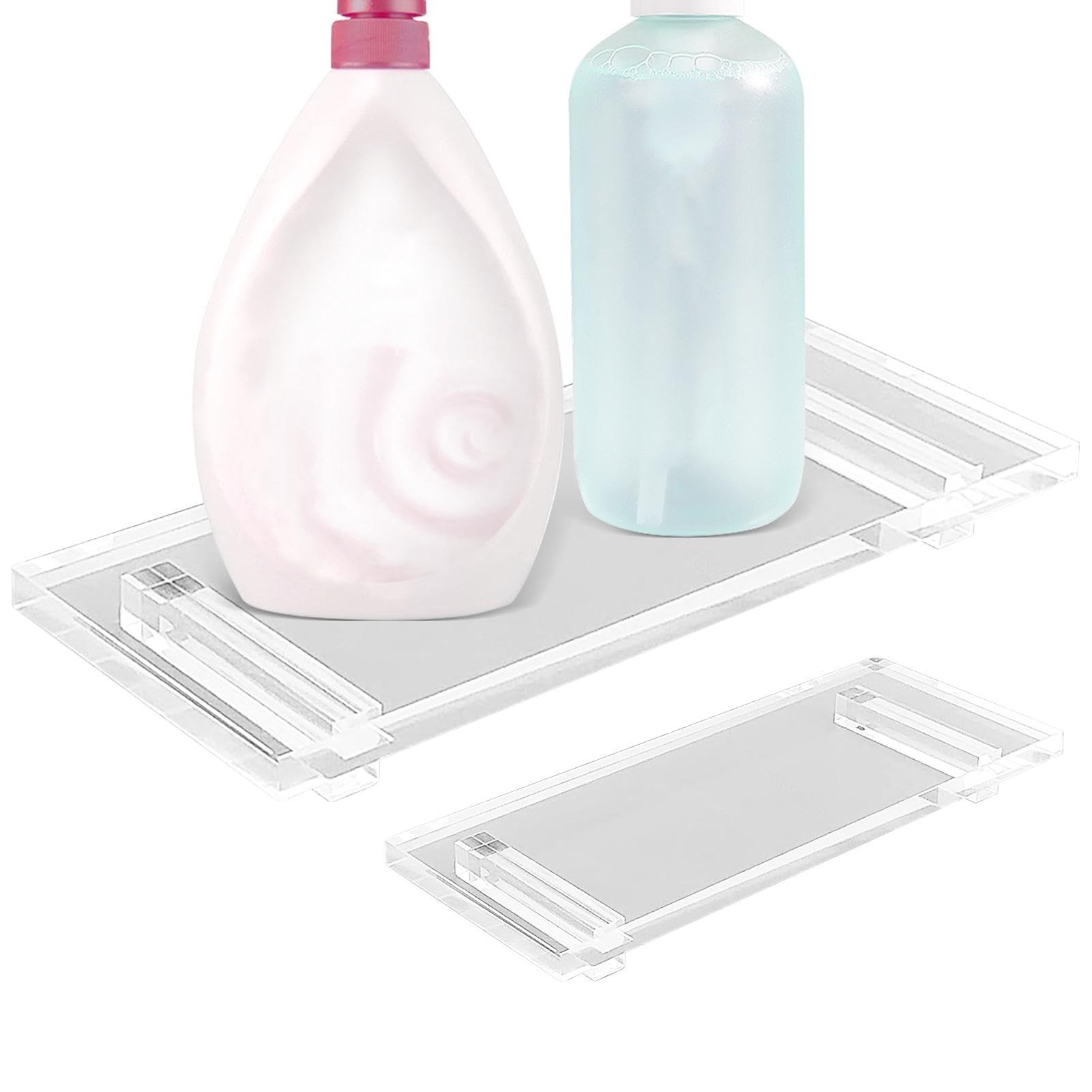 Plateaux en acrylique étanches pour comptoir et présentation de décoration