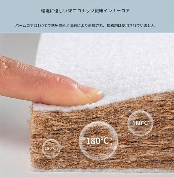 ベビーマットレス 折りたたみ式 洗えるカバー付き 高反発 通気性 新生児・幼児・保育園用 (80*45) [並行輸入品] - 4