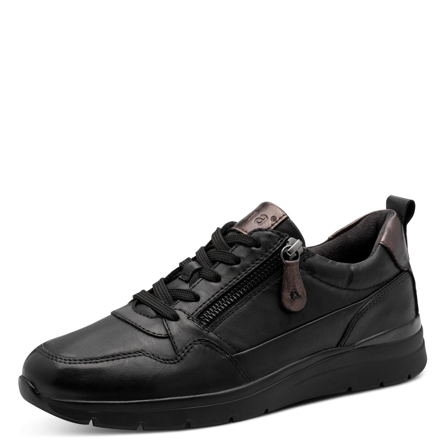 Jana Women's Damen Sneaker Low 8-23702-46, Black, 7.5 UK