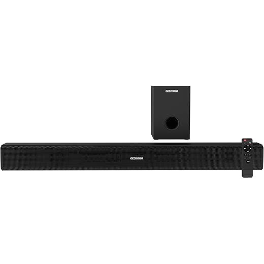 GIZMORE BAR6000 60W RMS Wired Soundbar with 360 Degree Surro