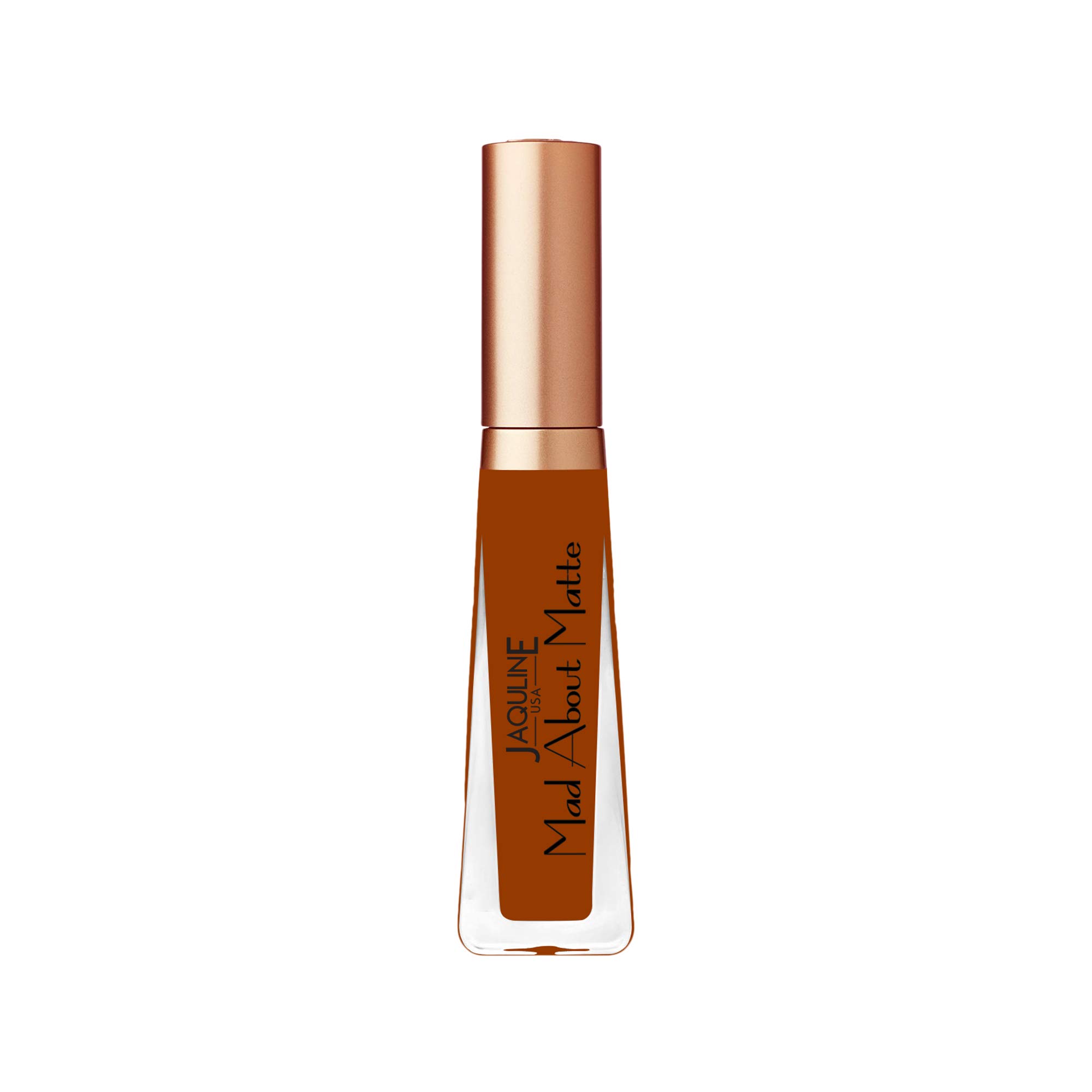 JAQULINE USA Mad About Matte Liquid Lipstick | Long Lasting | Smudge Proof | Highly Pigmented | Paraben Free | Lightweight | Waterproof | Hydrating | Non-Drying | Coffee Date, 6ml