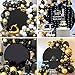 7.2ft Wrinkle Free Black Round Backdrop Cover for Circle Arch Stand, Circle Background Covers for Wedding Halloween Photography Birthday Party Background