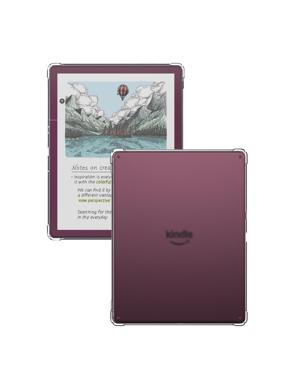 Amazon.com: Clear Case for Kindle Scribe Colorsoft 11 Inch 2025