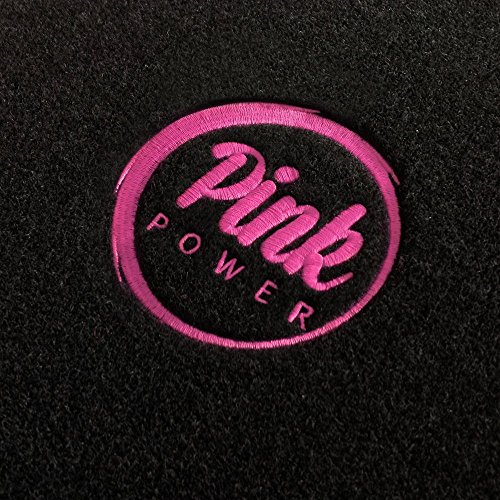 Autoteppich Stylers ATSQ100PP000039 Passform Fußmatten mit Stick Pink Power (Ladies Edition) in...