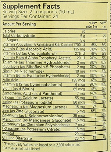 Image of CHILDLIFE ESSENTIALS, Kids Liquid Multivitamin and Mineral Supplement - Liquid Vitamins for Kids, All-Natural, Gluten-Free, Non-GMO - Natural Orange & Mango Flavor, 8 Ounce Bottle (Pack of 2)