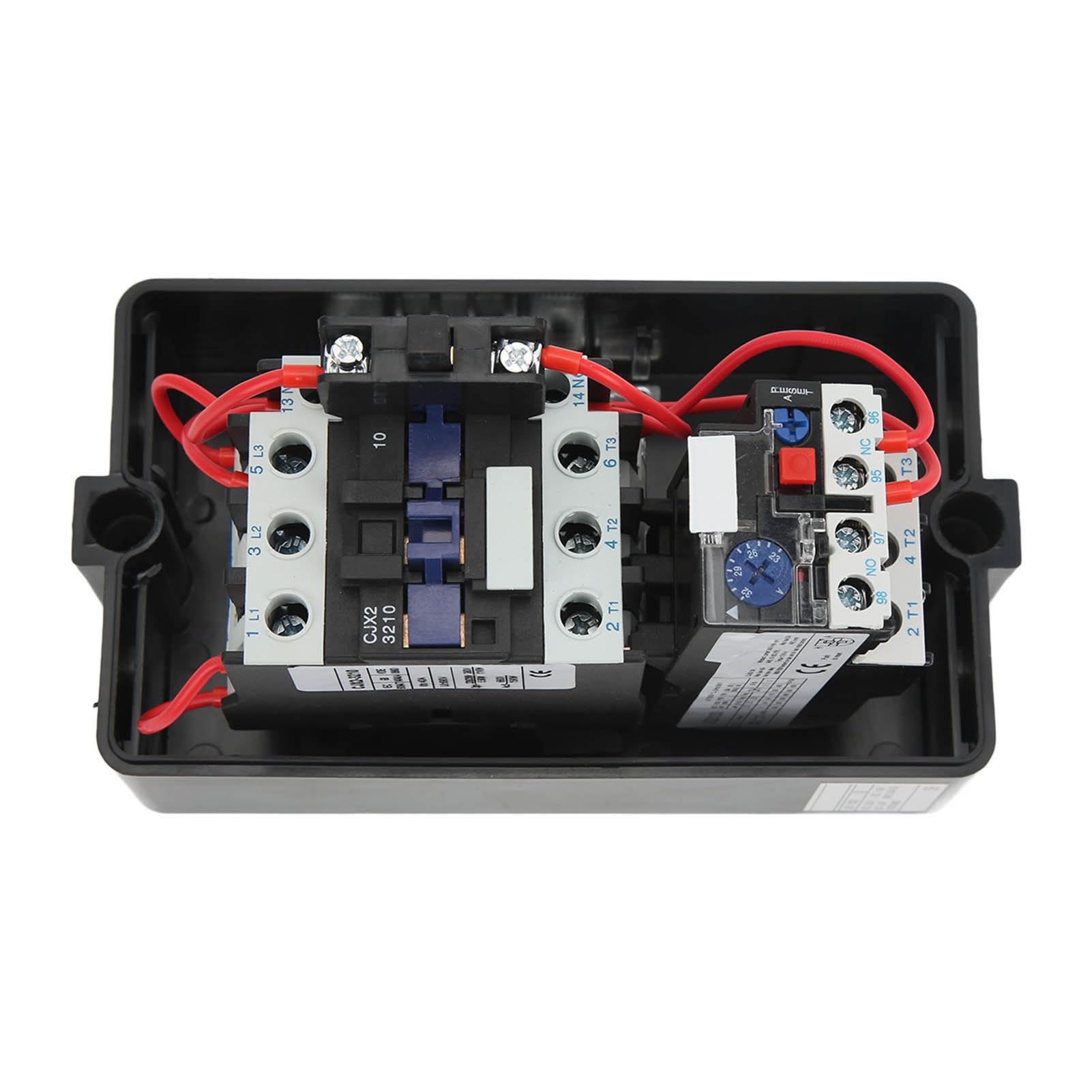 Interruptor de Control de Arranque de Motor Magnético para Protección Inteligente Monofásico 220 230V Traje de Carcasa ABS para Compresores de Aire y Aplicaciones de Agua