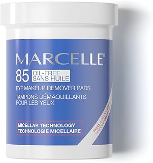 Marcelle Oil-Free Eye Makeup Remover Pads, 85 Pads
