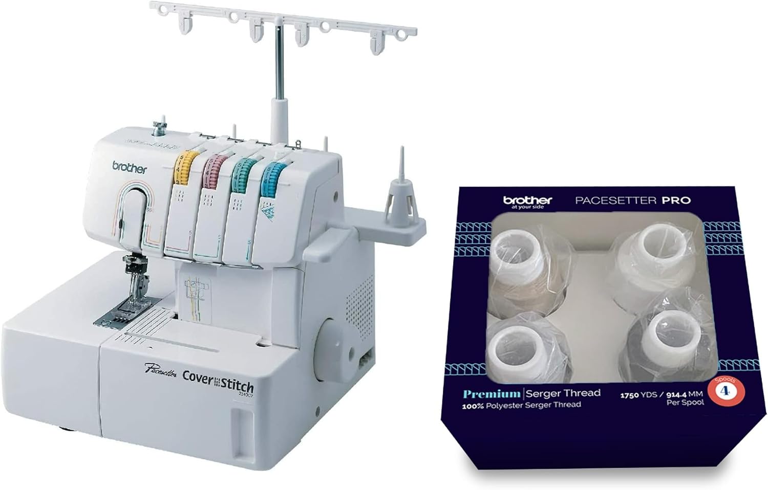 Brother 2340CV Coverstitch Serger, Sturdy Metal Frame