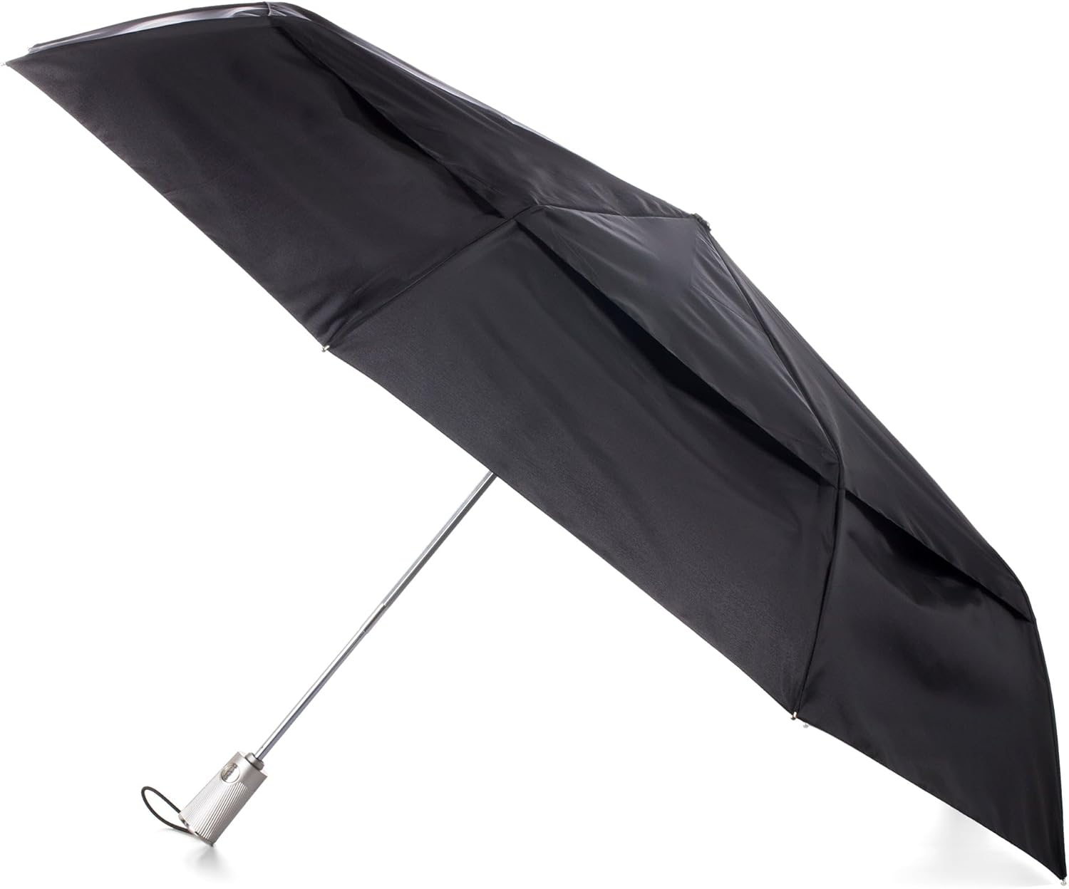 totes Men's One-touch Auto Open Close Vented Canopy Umbrella One Size / Black