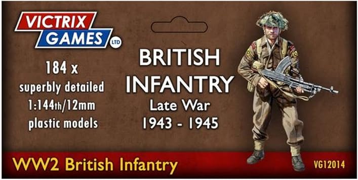 Victrix British Infantry and Heavy Weapons, Late War 1943-45
