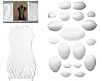 Pro Modular Dress Form Padding Plus Size Kit (24 Pieces) - Adjustable Body Form Set for Sewing and Mannequin - Adult Female Dress Padding - Making and Tailoring Accessories