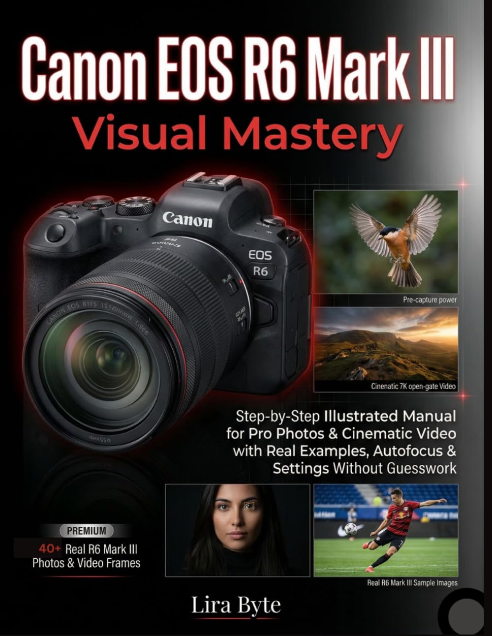 Canon EOS R6 Mark III Visual Mastery: Step-by-Step Illustrated Manual for Pro Photos & Cinematic Video with Real Examples, Autofocus & Settings Without Guesswork (Tech Mastery Bible Series)      Paperback – March 19, 2026