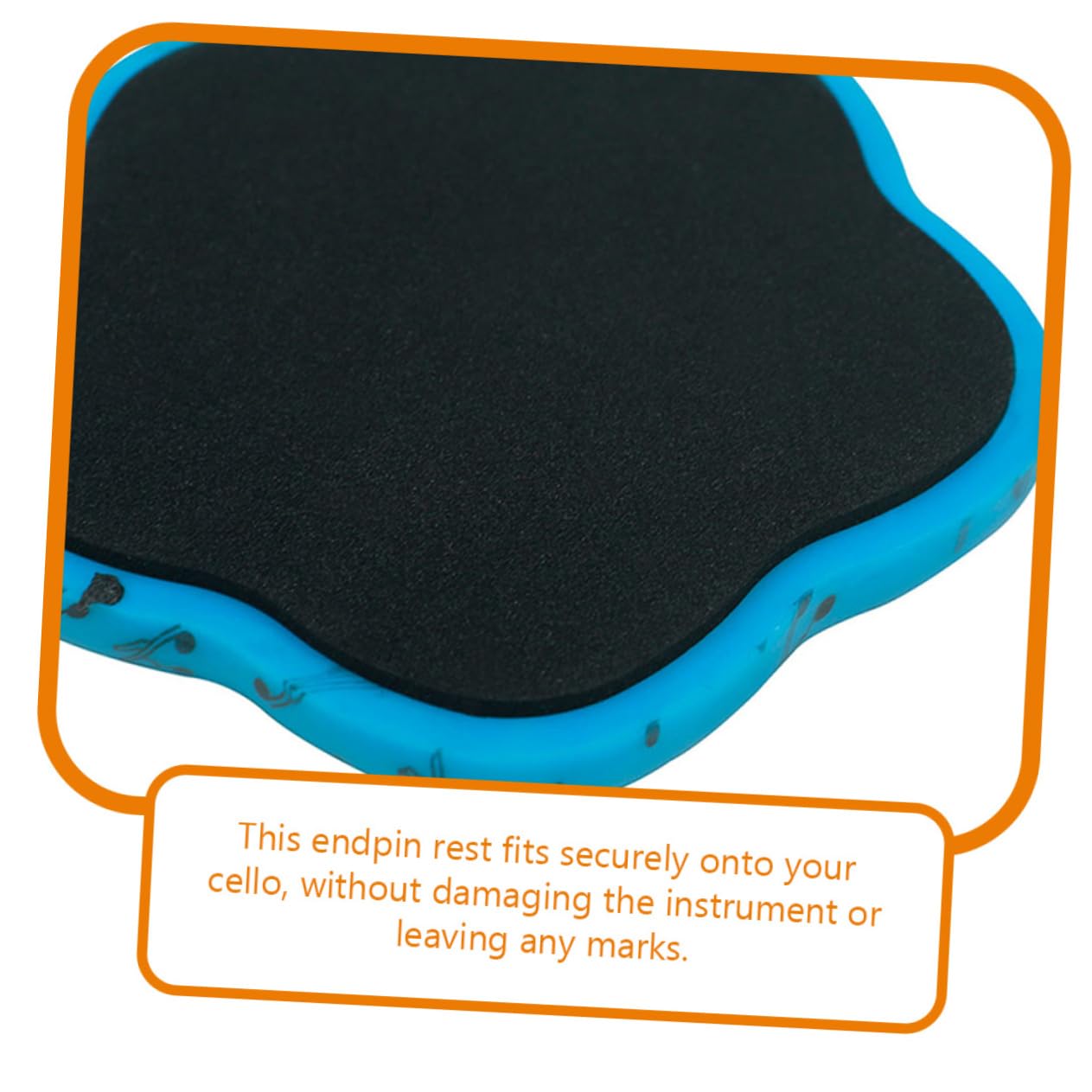 SUPVOX Cello Cushion Mat Set 2pcs Cello Anti Slip Pad String Instrument Accessory