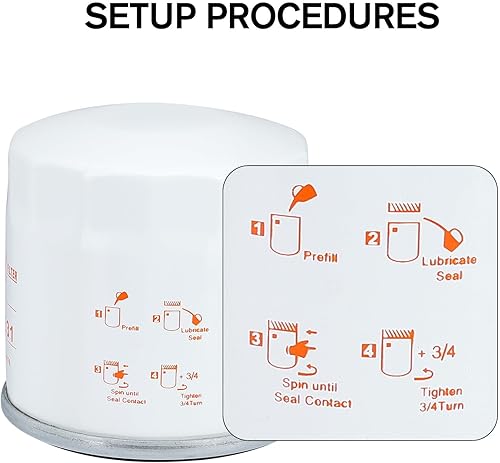 Miniatura 4 de Paquete de 2 filtros de aceite 136-7848 para Toro 120-4276 127-9222 V-Twin Engine Timecutter SW4200 SW5000 SS4250 SS5000 SS5425 MX5000 Filtro de