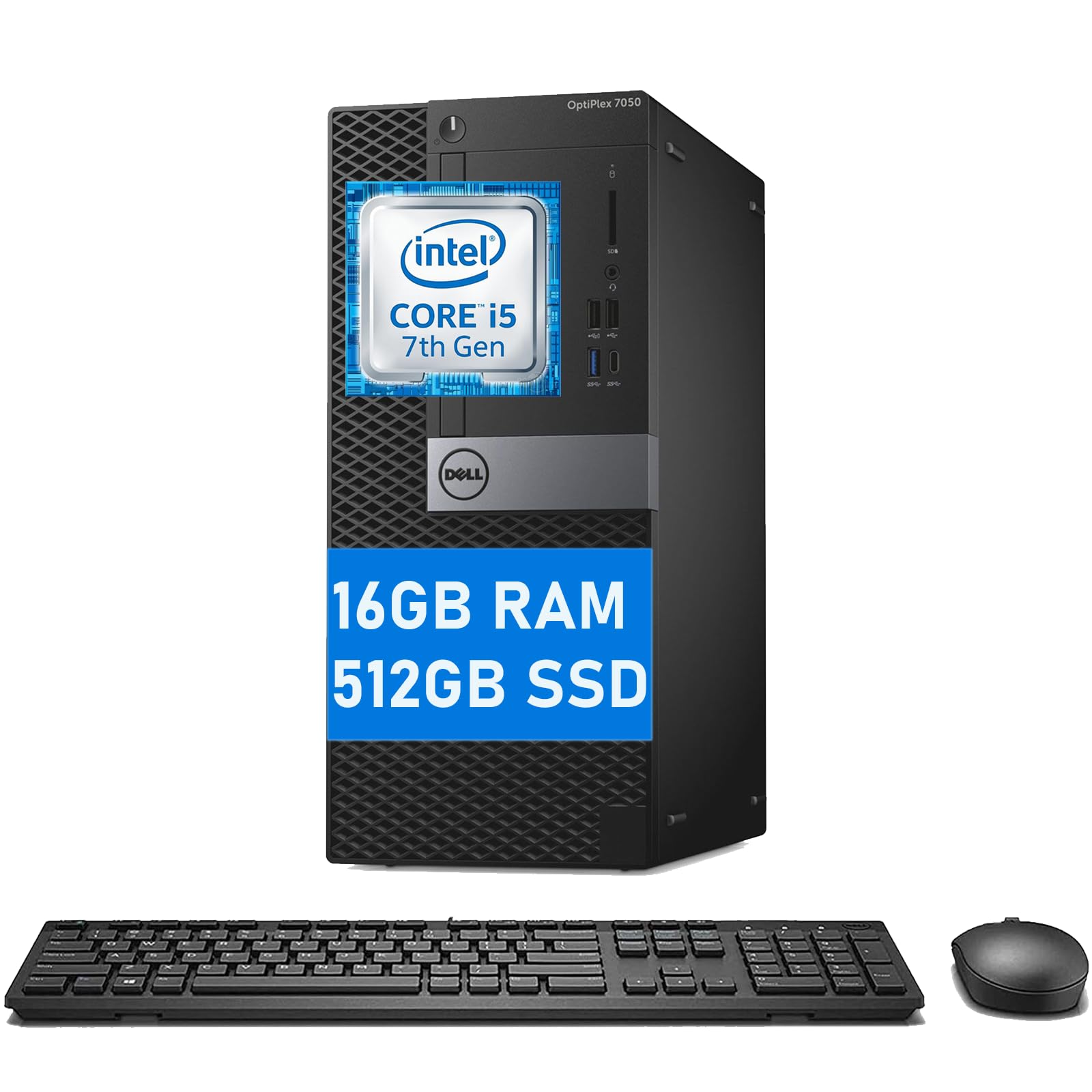 Desktop Computer Windows 11 Dell OptiPlex 7050 SFF Intel Core I7