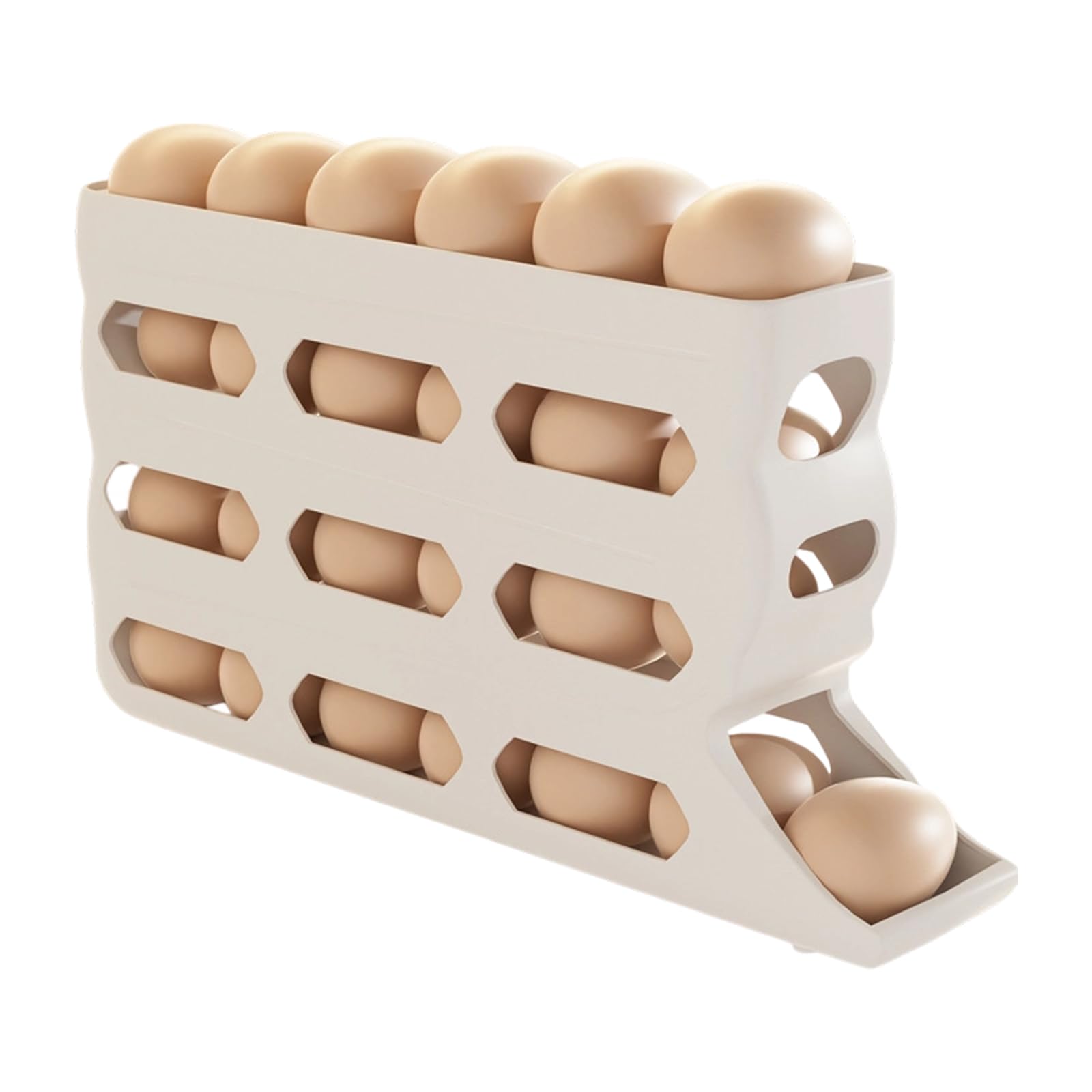 Eggs Storage Container with Stackable Designs for Organized Kitchen and Refrigerator Space Saving Solution Kitchen Eggs Container