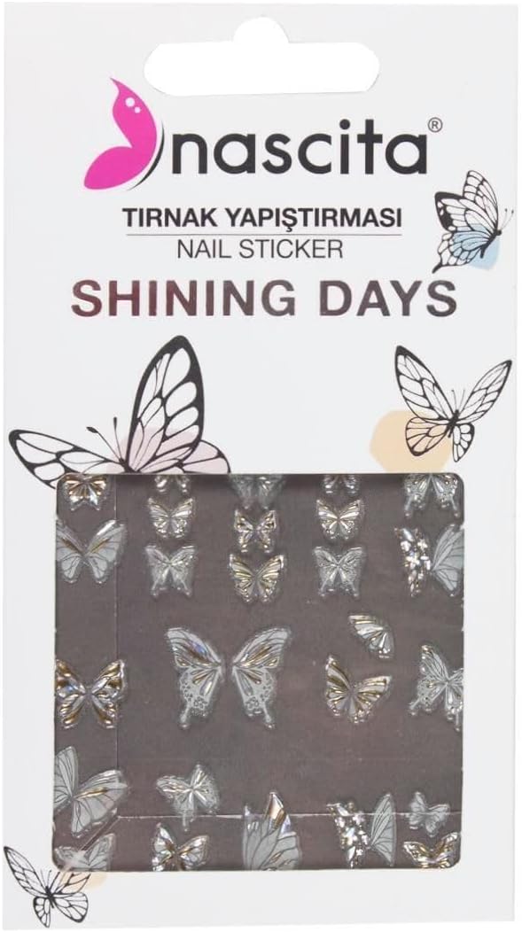 Nascita Butterfly Tırnak Stickerı - 27