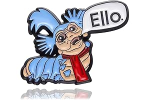 Ello Worm Vintage Pins: Quirky Accessories for Backpacks and More