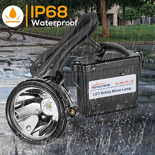 Linterna frontal LED de minería KL6M.Plus robusta con chasis de alta resistencia 6