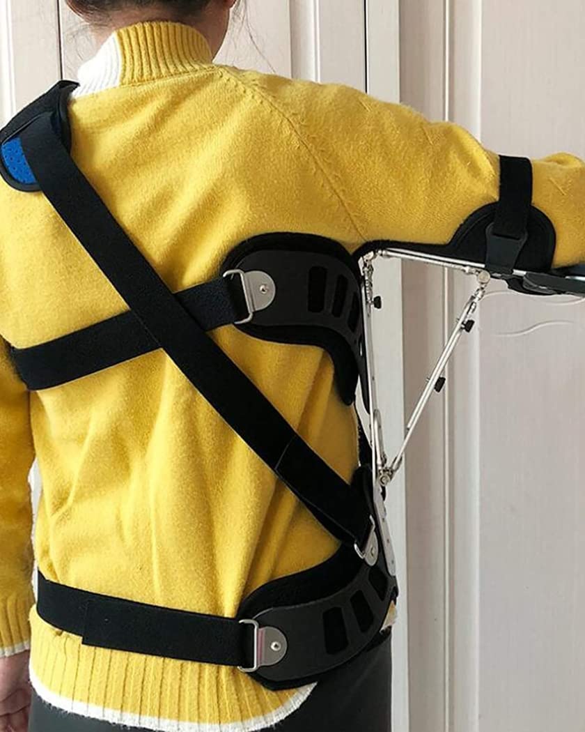 Tutore per fissazione per abduzione della spalla per adulti Ortesi per spalla regolabile Immobilizzatore per frattura dell'omero Supporto per dislocazione del braccio Imbracatura per braccio