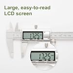 All-Metal Digital Caliper 0-6"/150mm Measuring Tool, Micrometer Caliper with Auto-Off Feature, Interchangeable Between inches and millimeters for DIY/Household and 3D Printing
