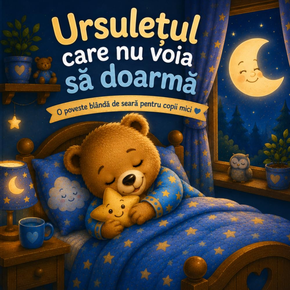 Ursulețul care nu voia să doarmă: O poveste blândă de seară pentru copii mici
