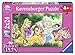 Ravensburger Italy Princess I Migliori Aamici delle Principesse Disney 2 Puzzle da 24 Pezzi Ciascuno, Multicolore, 89529