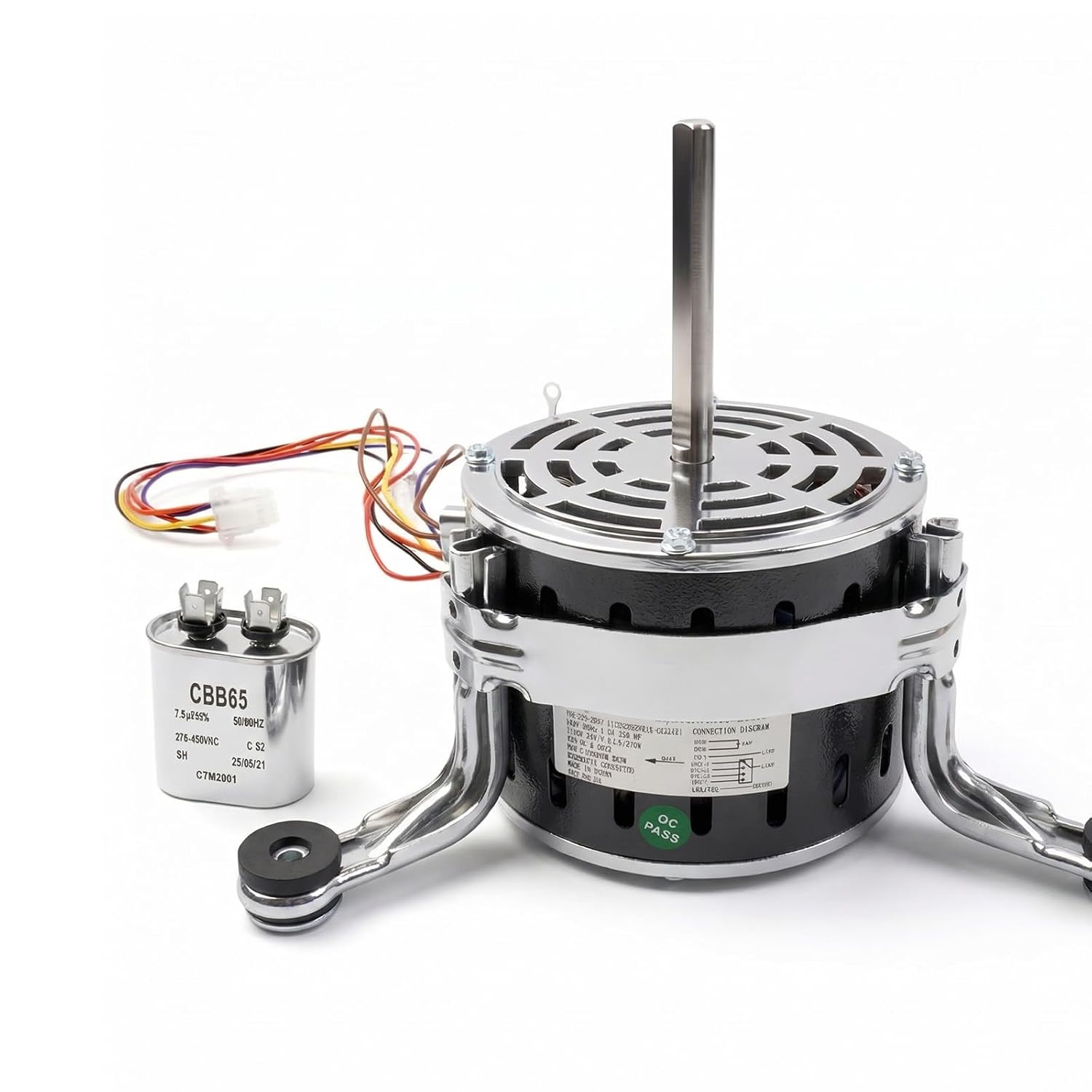 5KCP39EGT057AS Electric Furnace Blower Motor for HVAC Systems,1/3HP 960RPM 4 Speed 240V, Furnace Blower Motor 903075 622235 621675 Compatible with Nordyne Intertherm Miller 621675