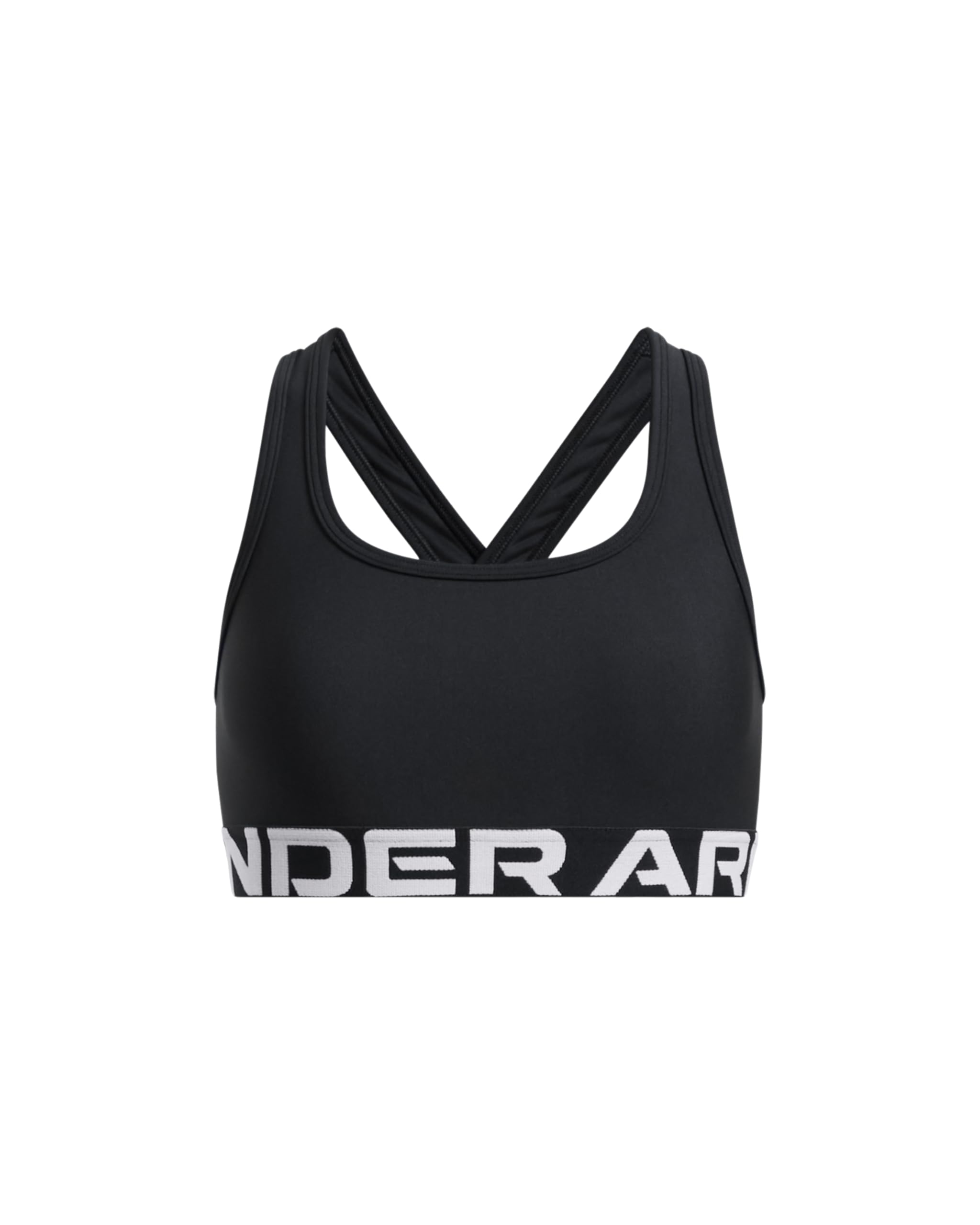 Under Armour Girls Crossback Mid-Impact Sports Bra